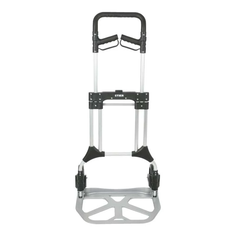 STIER Sackkarre Transportkarre Stapelkarre Aluminium klappbar 200 kg Vollgummi