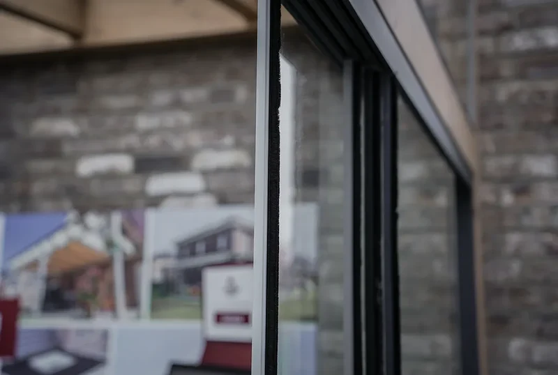 Winddichtprofil für Glasschiebewände