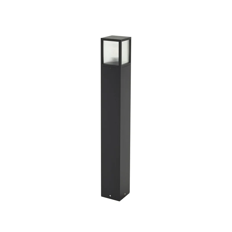 B-Ware Lucande Wegeleuchte Außenleuchte Klemens Gartenlampe schwarz Metall IP54 90 cm