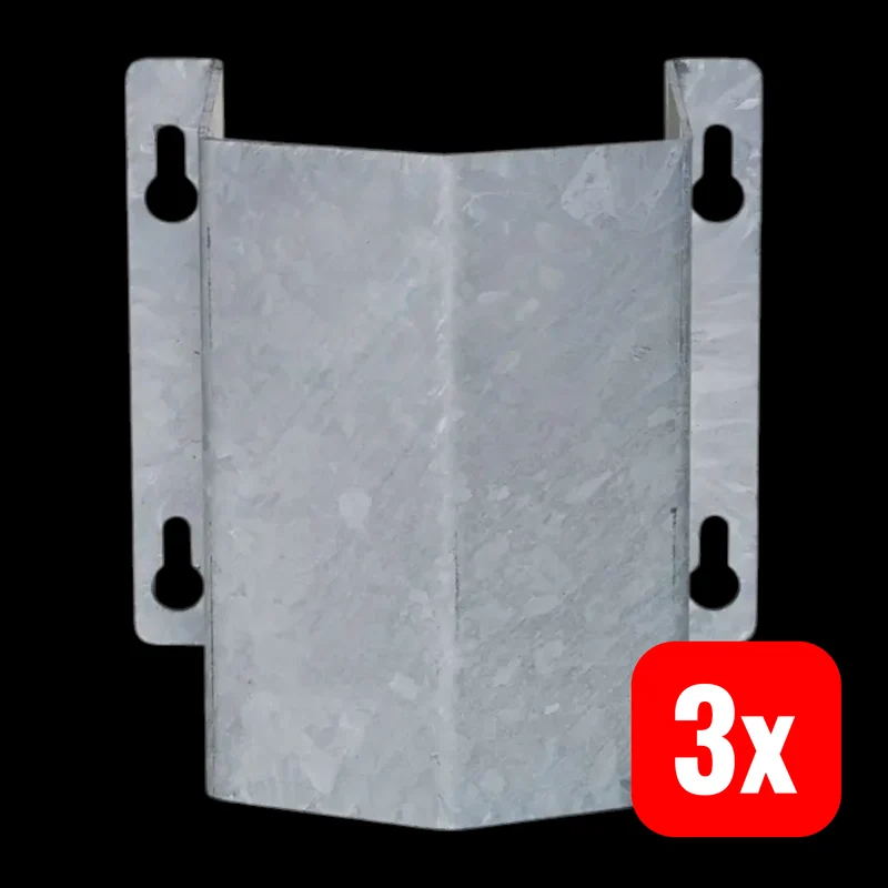B-Ware Moravia Rohrschutz Leitungsschutz Rohrschutzbügel Stahl 30x29,2x23 cm 3 STÜCK