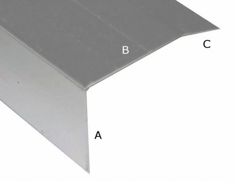 Aluminium Winkelprofil für EPDM-Dacheindeckung 8 Stück