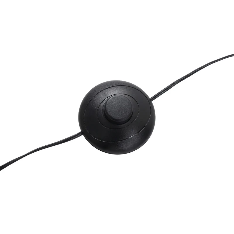 B-Ware Lucande Bogenleuchte Stehlampe LED schwarz Metall dimmbar Schalter Kabel