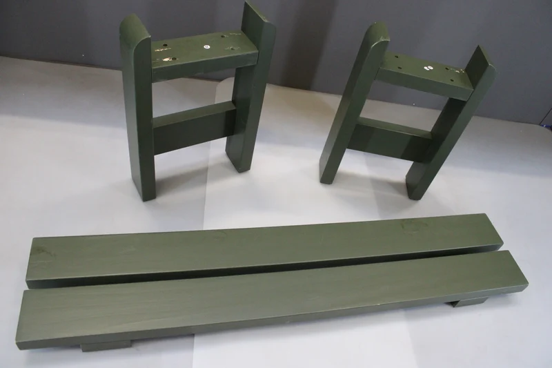 B-Ware Hay - Weekday Bank L 111 cm olive Sitzmöbel Bänke Gartenbank SIEHE TEXT/FOTO