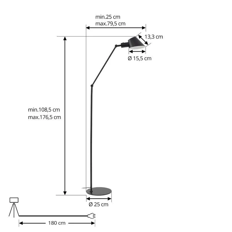 B-Ware Lindby Corali Stehleuchte Stehlampe Standleuchte Standlampe LED SIEHE TEXT/FOTO