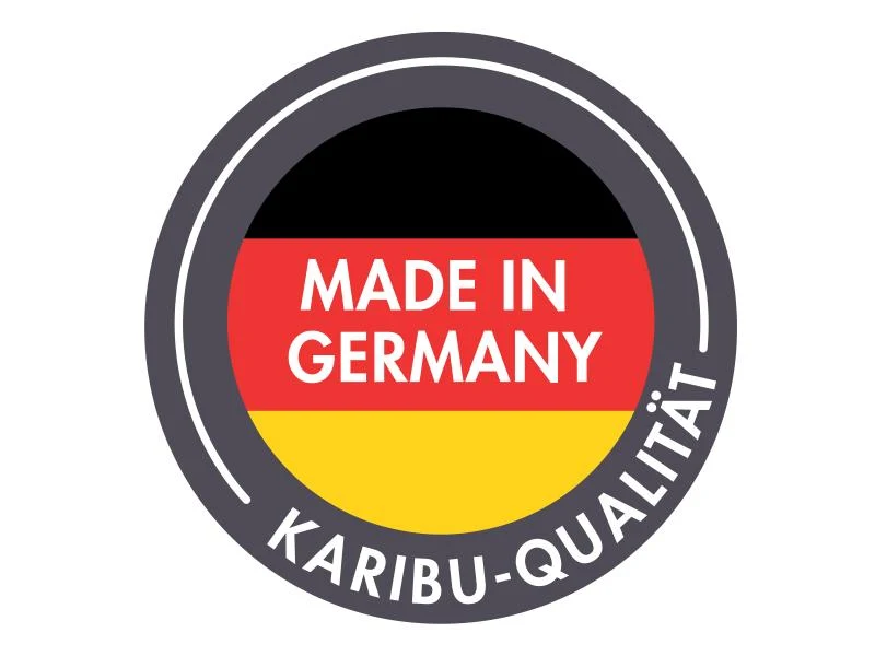Karibu Hybrid Gartenhaus Jupiter 3 B terragrau/graualuminium