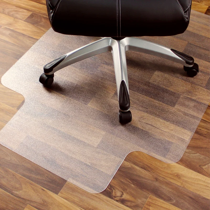 B-Ware Floortex Bodenschutzmatte Stuhlunterlage Hartböden mit Lippe 120x90 2 STÜCK