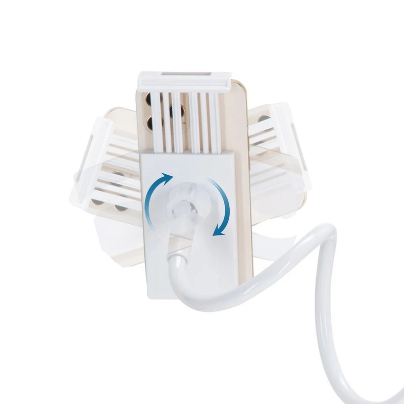 B-Ware HJH Office Handyhalterung FLEXMOBI I mit Klemmfuß / Schwanenhals ABS 4 STÜCK