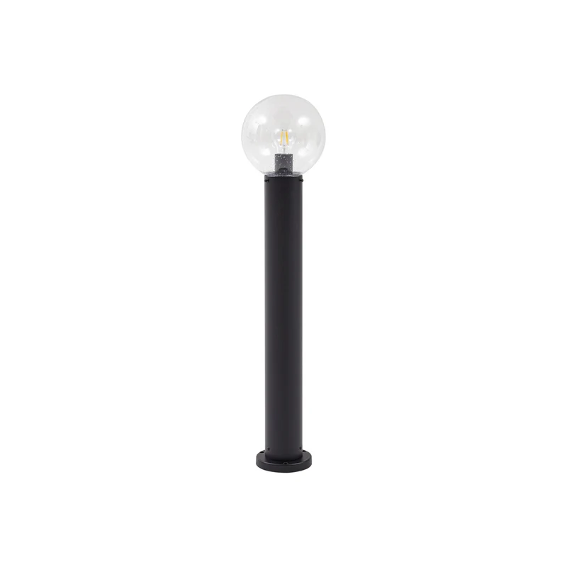 B-Ware Lindby Wegeleuchte Wegelampe Außenleuchte Dangan klar Glas Metall Höhe 90 cm238