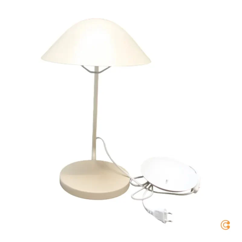 B-Ware Nordlux Tischleuchte Lampe Freya Metall E14 beige Schreibtischlampe mit Schal841
