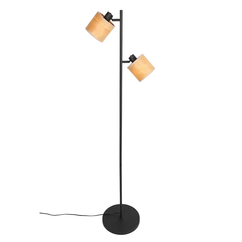 B-Ware Steinhauer Stehleuchte Bambus 2-flammig Stehlampe Leselampe E14 SIEHE TEXT/FOTO