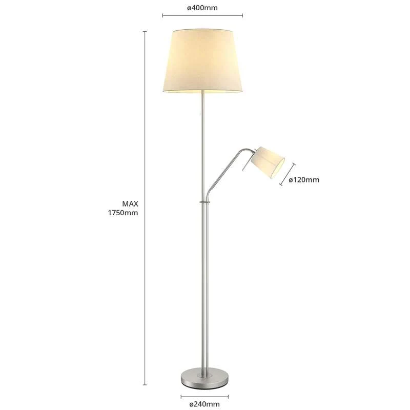 B-Ware Lindby Nantwin Stehlampe Standleuchte Standlampe Leuchte SIEHE TEXT/FOTO