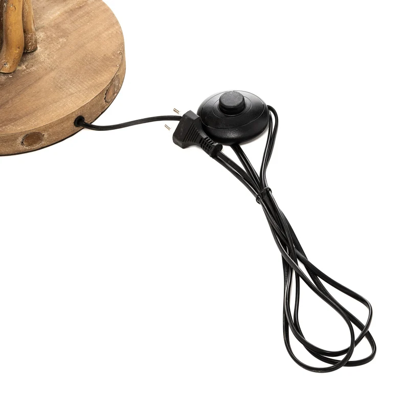 D-Ware Euluna Stehleuchte Agar Stehlampe Lampe Leuchte E27 Stoff Holz SIEHE TEXT/F210