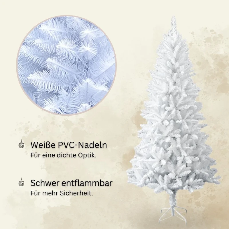 „Snowflake“ 210 cm Weihnachtsbaum PVC 1015