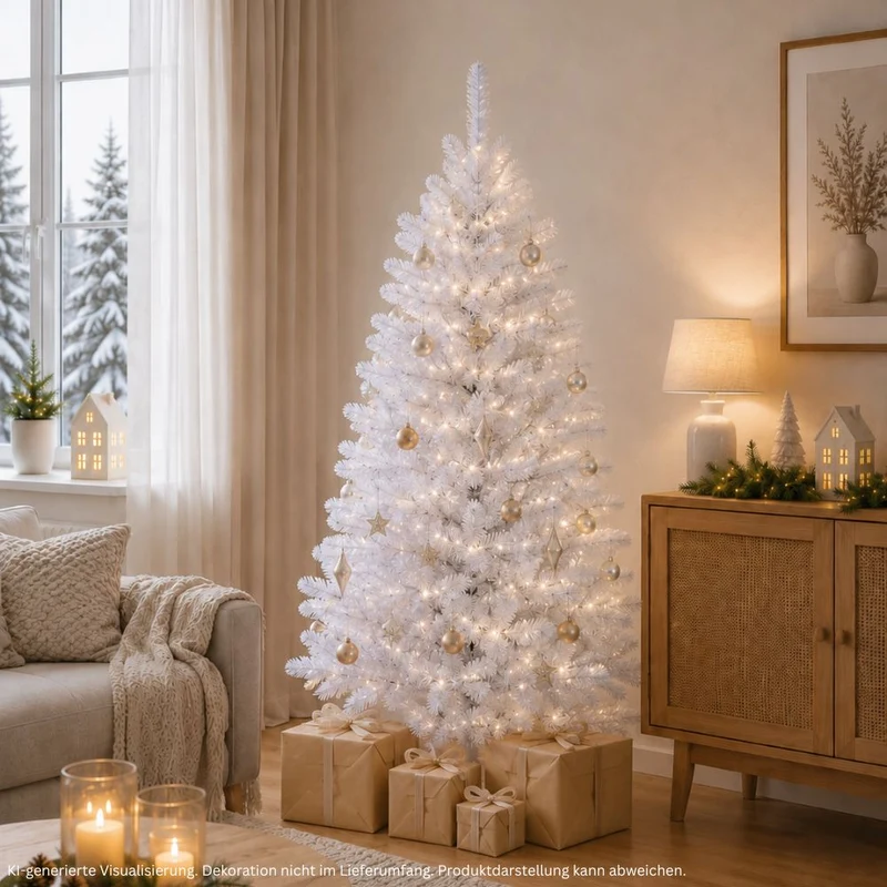 „Snowflake“ 180 cm Weihnachtsbaum PVC 1015