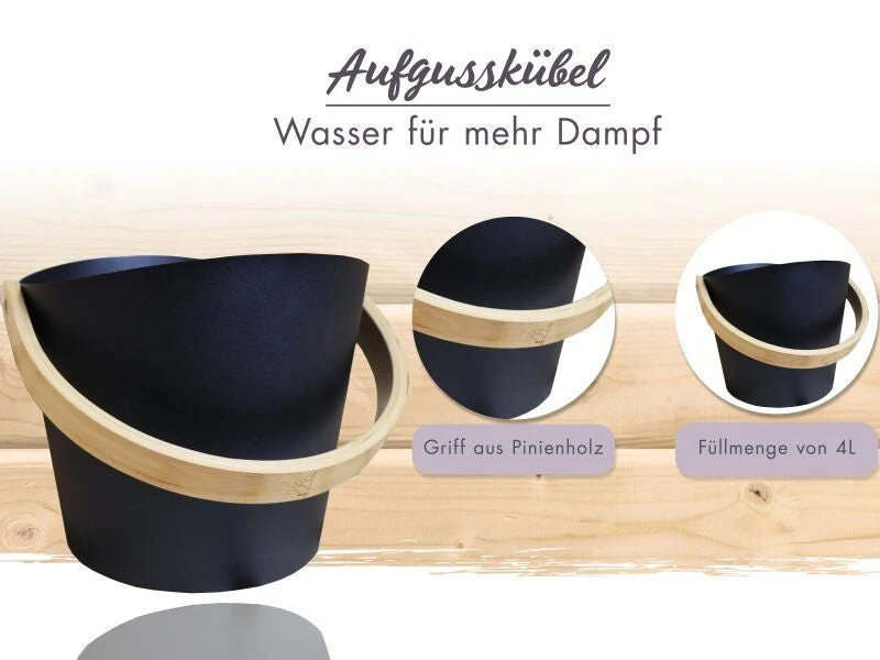 Karibu Saunazubehör-Set Premium 5-teilig