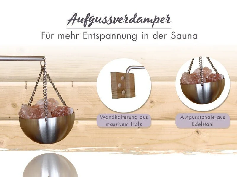 Karibu Saunazubehör-Set Premium 5-teilig