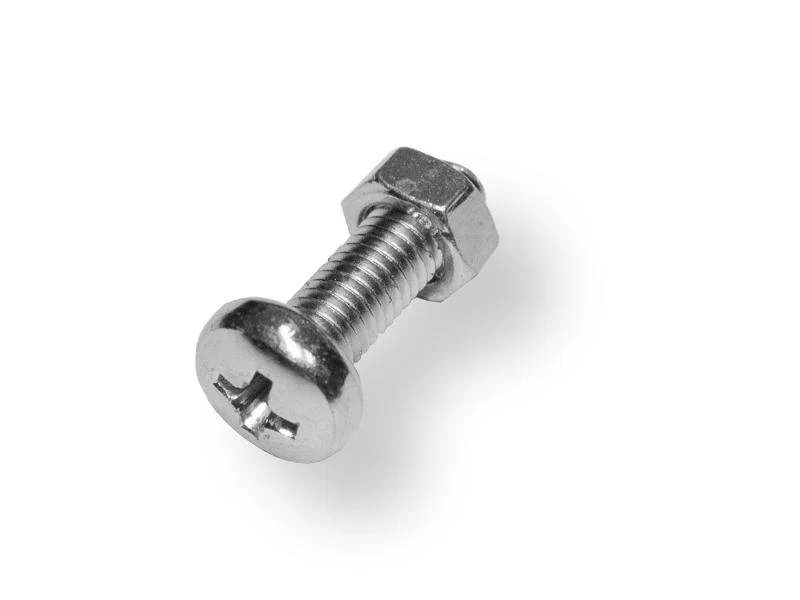 10 Stück Feststellschraube mit Mutter M5 x 14 mm