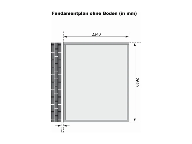 Karibu Gartenhaus Bomlitz 3 terragrau 19 mm