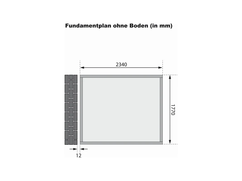 Karibu Gartenhaus Bomlitz 2 terragrau 19 mm