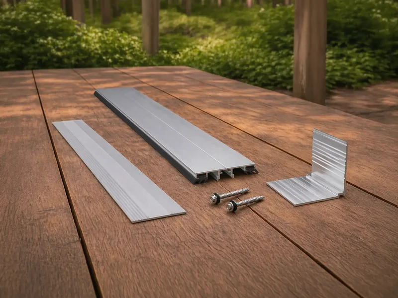 Aluminium Mittelprofil Komplettset bis 400 cm