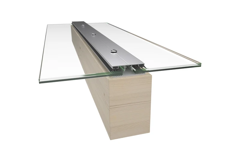 Aluminium Mittelprofil Komplettset bis 400 cm