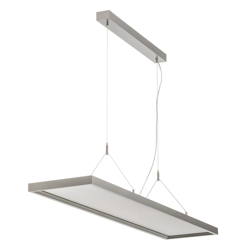 B-Ware Arcchio Pendelleuchte Hängeleuchte LED Dorean Büro silber Metall Arbeitsplatz