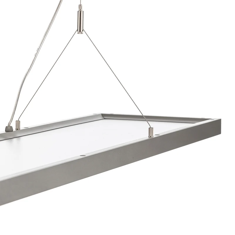 B-Ware Arcchio Pendelleuchte Hängeleuchte LED Dorean Büro silber Metall Arbeitsplatz