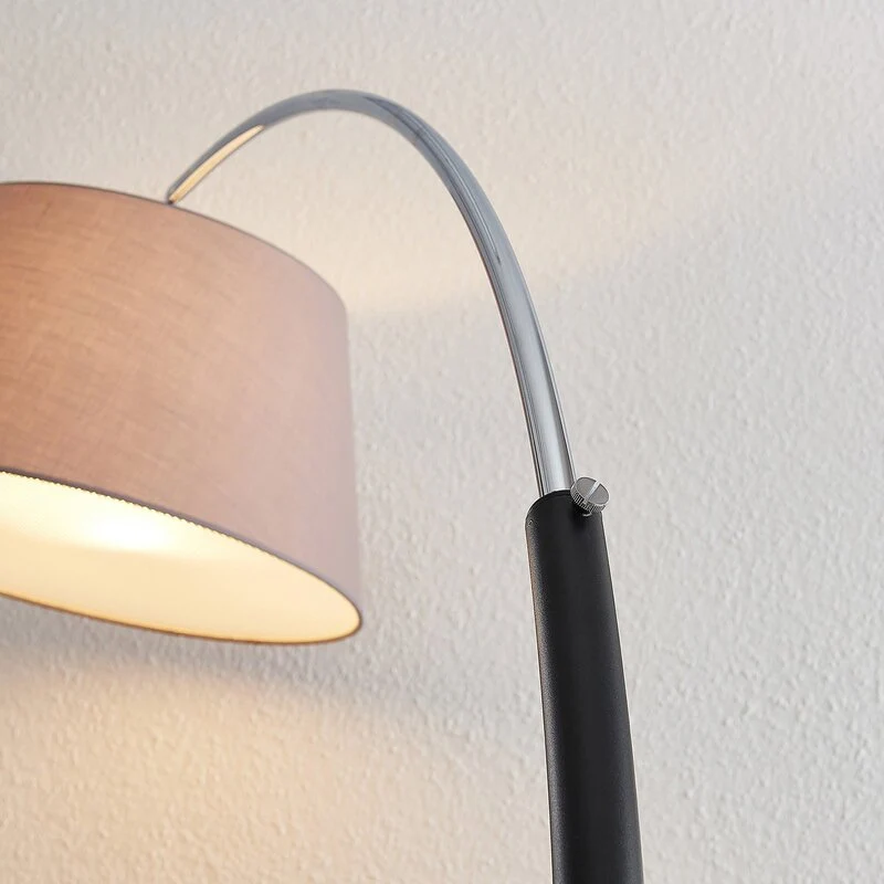 B-Ware Lucande Evelyna Bogen-Stehleuchte Bogenlampe Stehlampe E27 LED SIEHE TEXT/FOTO