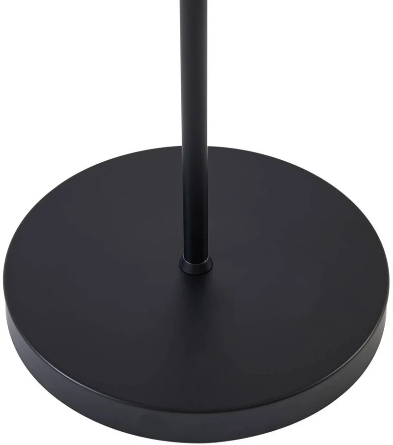 B-Ware Lindby Stehleuchte Melanie schwarz Stoff, Ø 36 cm Stehlampe Lampe Leuchte Spot
