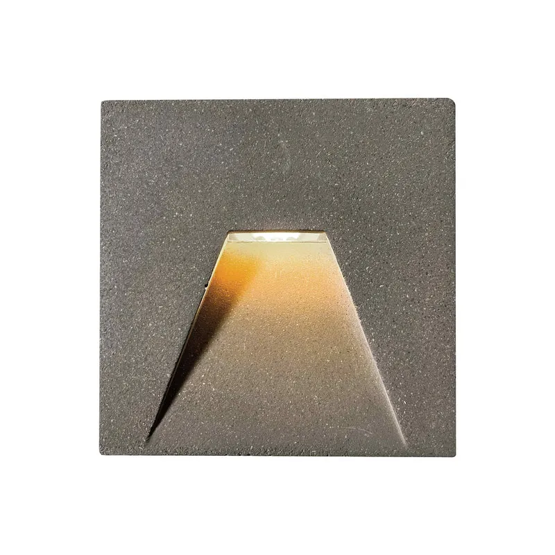 B-Ware Viokef LED-Außenwandeinbauleuchte Einbauleuchte Space grau Beton 10x10cm IP65108