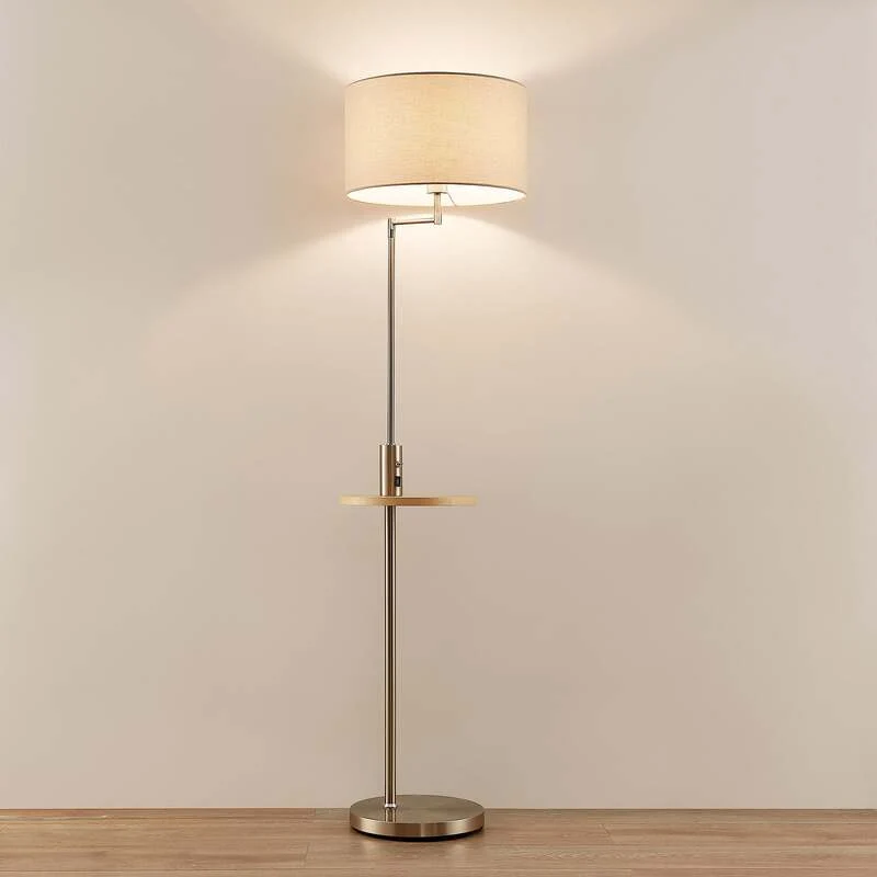 B-Ware Lindby Zinia Stehlampe Ablage USB Standleuchte Stehleuchte E27 SIEHE TEXT/FOTO