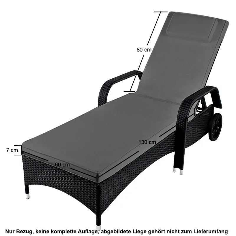 Wechselbezüge für Sonnenliegen und Stühle