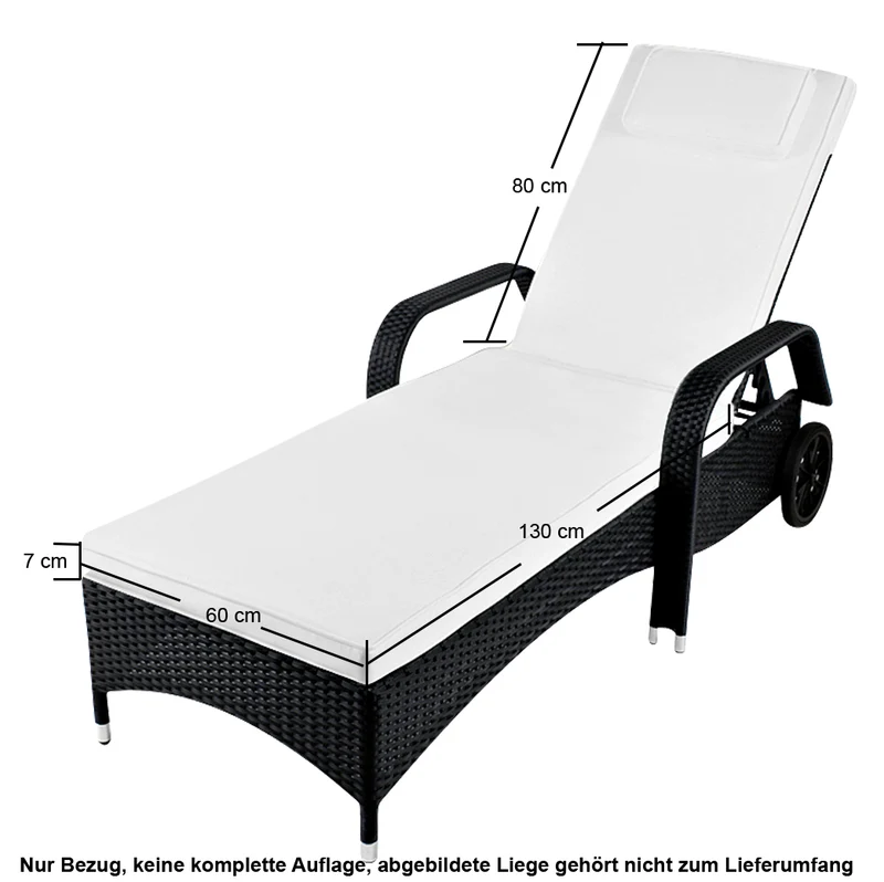 Wechselbezüge für Sonnenliegen und Stühle
