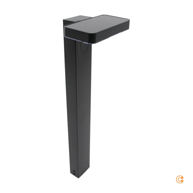 B-Ware Nordlux Wegeleuchte Gartenleuchte Rica Square LED Pollerleuchte schwarz 76cm