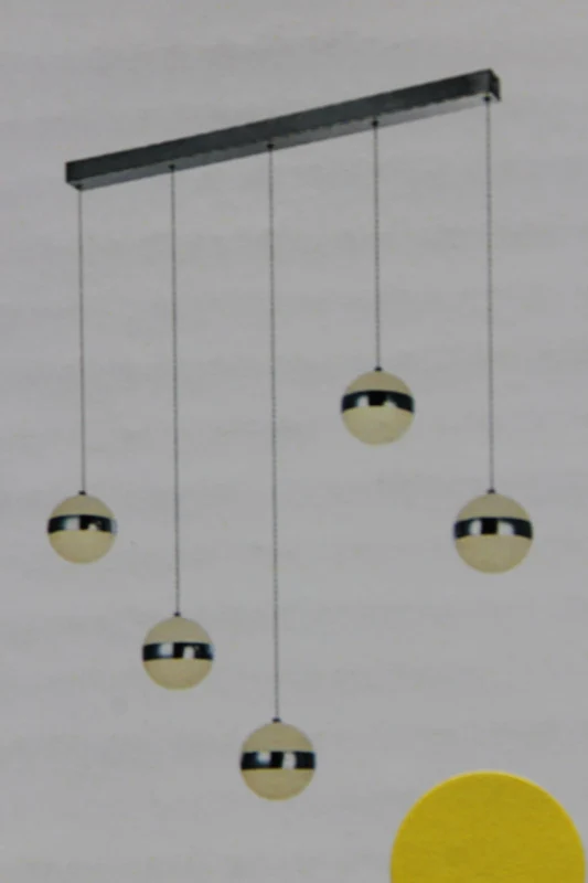 B-Ware Lindby Maryte LED-Pendelleuchte Lampe Leuchte Pendelleuchte 40W IP20 fünfflam306