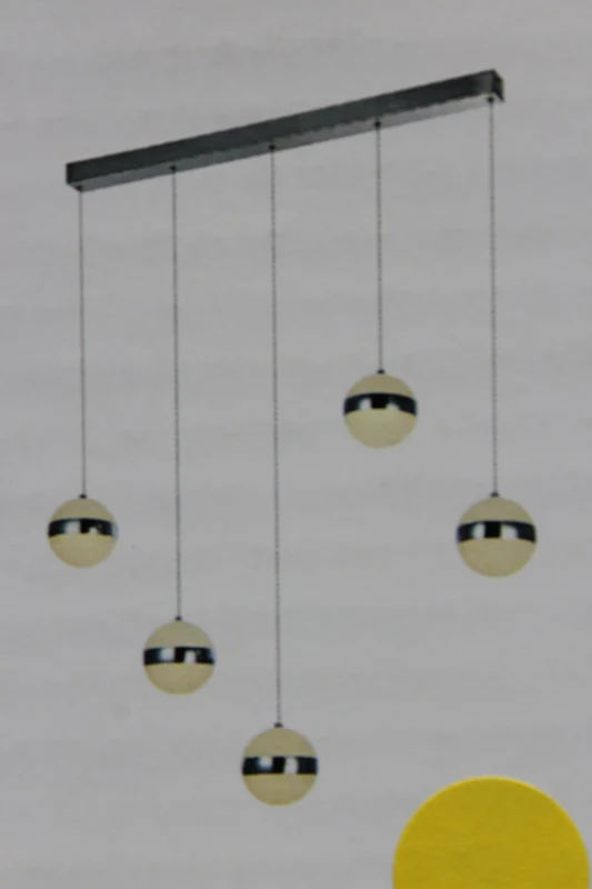 B-Ware Lindby Maryte LED-Pendelleuchte Lampe Leuchte Pendelleuchte 40W IP20 fünfflam306