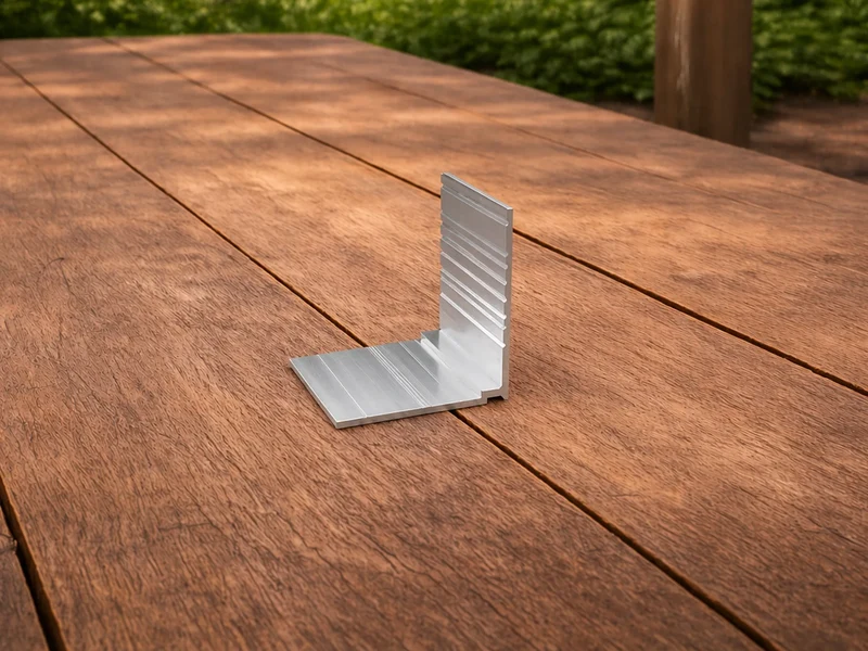 Abrutschwinkel für Aluminiumprofile