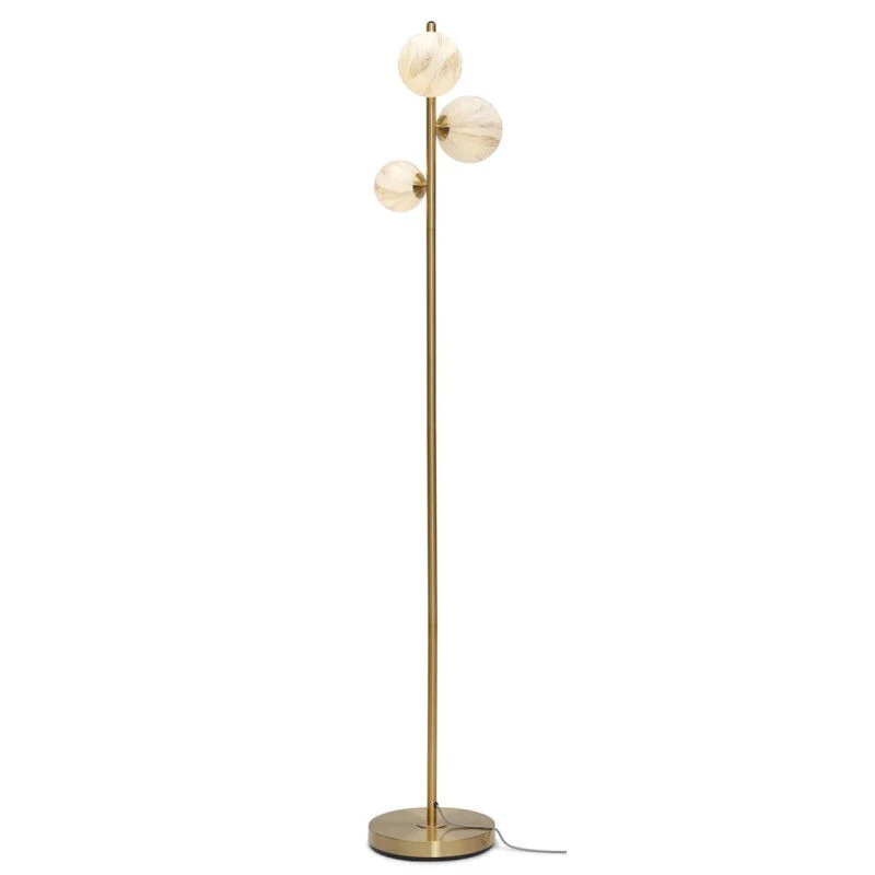 B-Ware IT'S ABOUT ROMI Carrara Stehlampe Stehleuchte Lampe 3-flg marmoriert