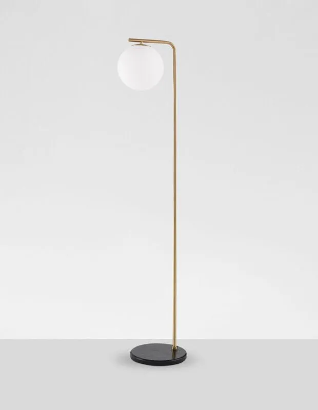 B-Ware Nova Luce Stehlampe Standleuchte ALVAREZ E27 LED Gold Wohnzimmer Beleuchtung306