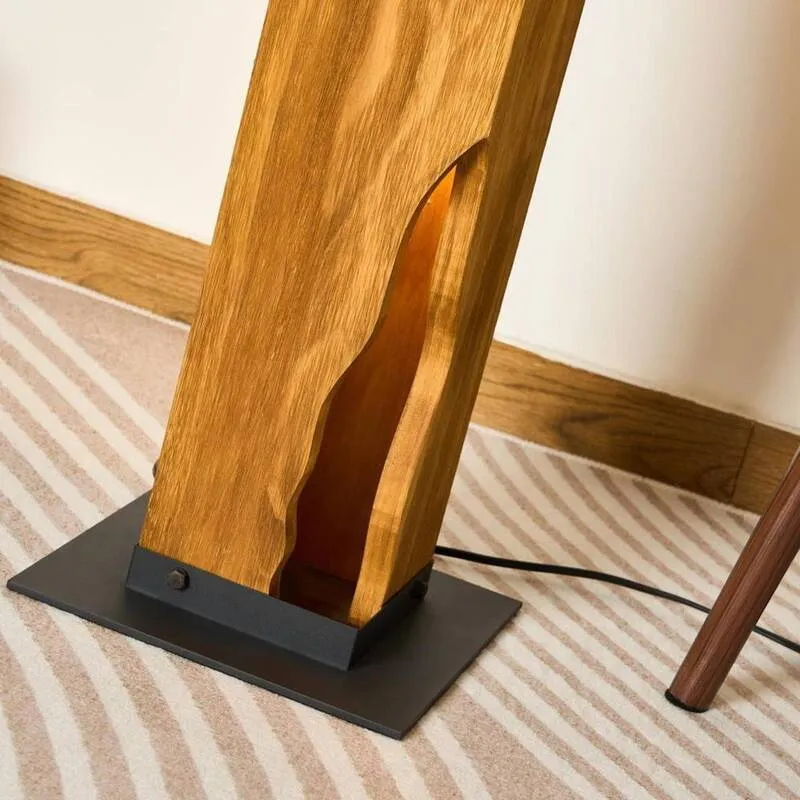 Eco-Light Stehleuchte Venus braun Höhe 141 cm Holz 4-flammig SIEHE TEXT/FOTO