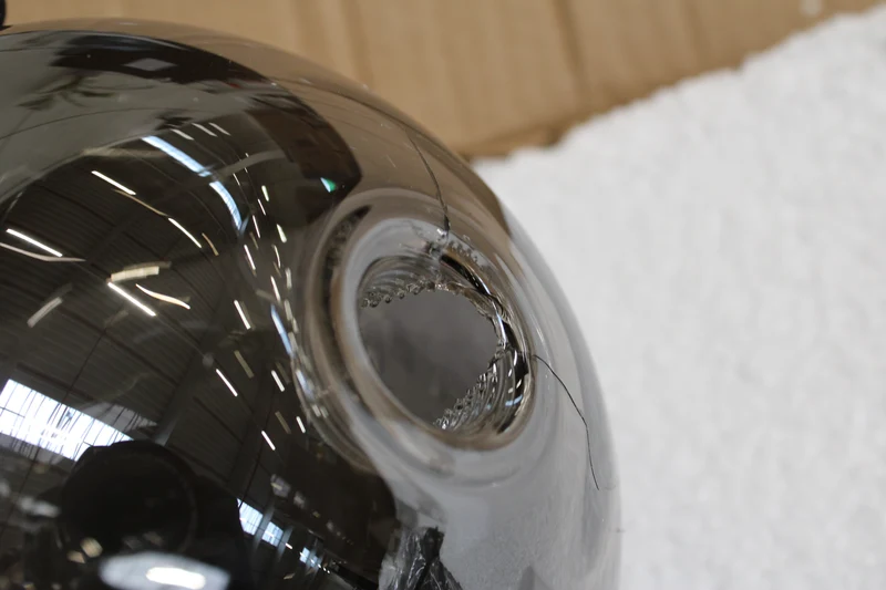 Lindby Stehleuchte Lampe Orbelia Glas schwarz 5-flammig LED SIEHE TEXT/FOTO