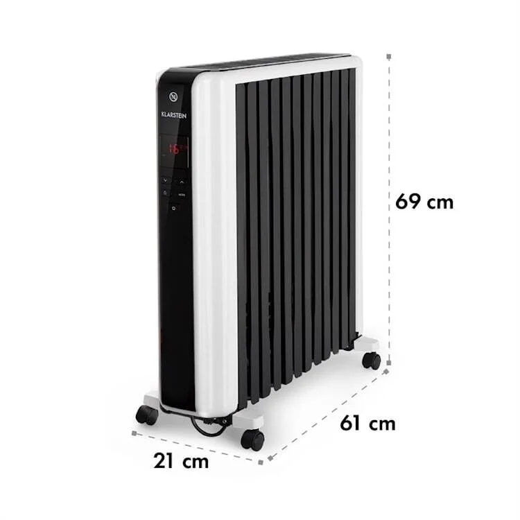 D-Ware Klarstein Thermaxx 2500 Ölradiator Elektroheizung Mobile Heizung DEFEKTWARE