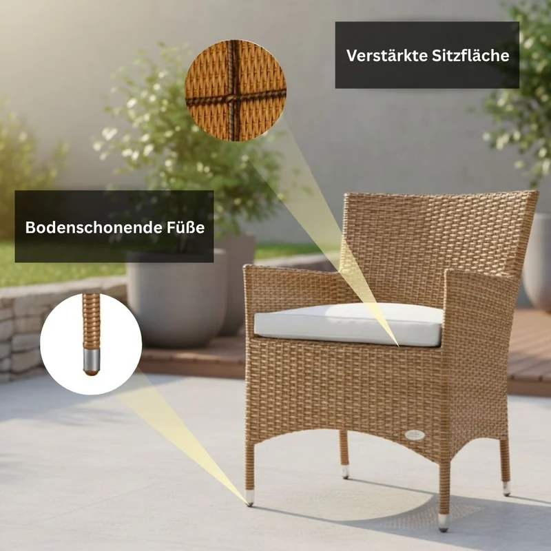 Rattan Stuhl Trento