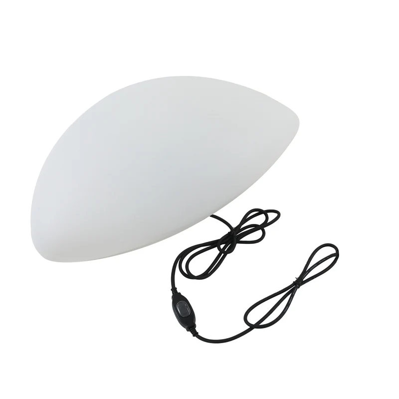 B-Ware Lindby Außenleuchte Gartenleuchte Arani LED Lampe weiß Kunststoff IP65 60x40cm