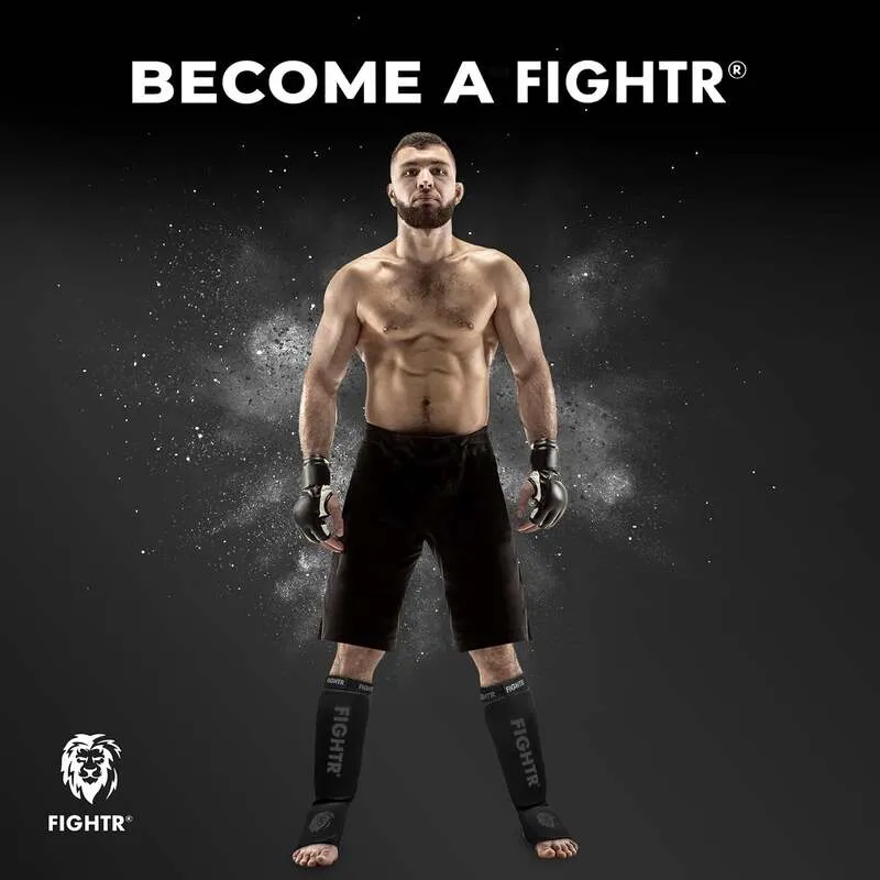 B-Ware FIGHTR Kopfschutz Core Sparring Kunstleder S/M Unisex Kampfsport Training weiß
