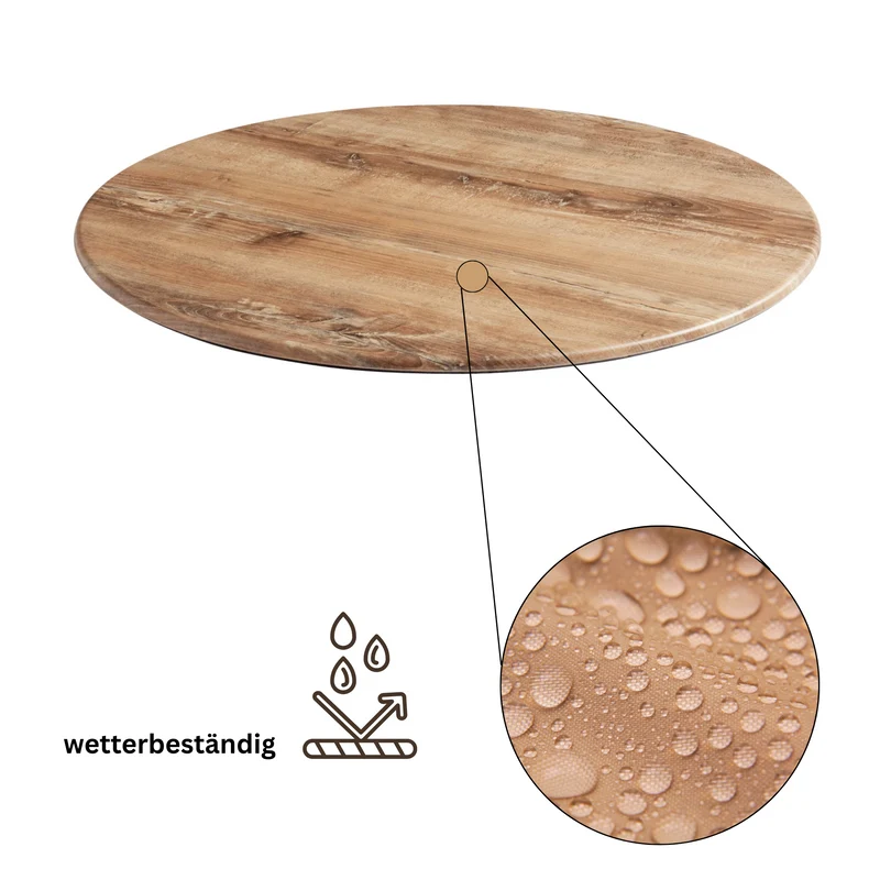 Table top Rund - Topalit atacama cherry