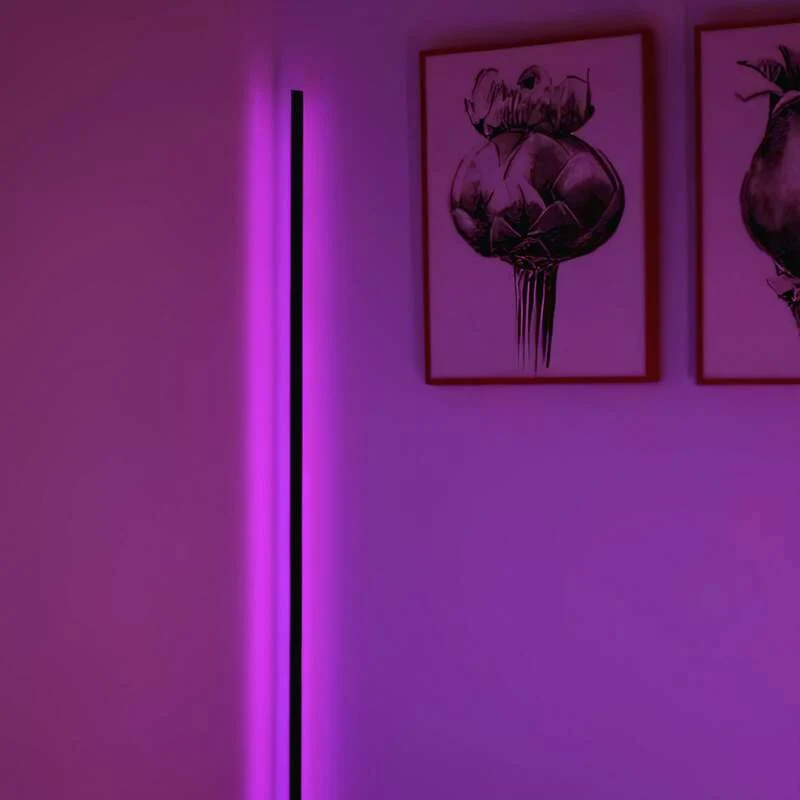 B-Ware OSRAM Stehlampe Stehleuchte SMART WiFi LED Rund Schwarz RGB Tunable White