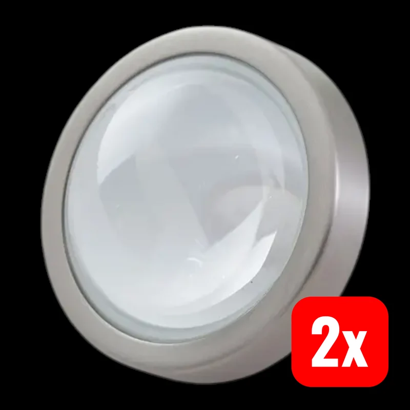 B-Ware Lindby LED Lampe Reflektor Leuchtmittel GX53 Warmweiß Nickel Dimmbar 2 STÜCK