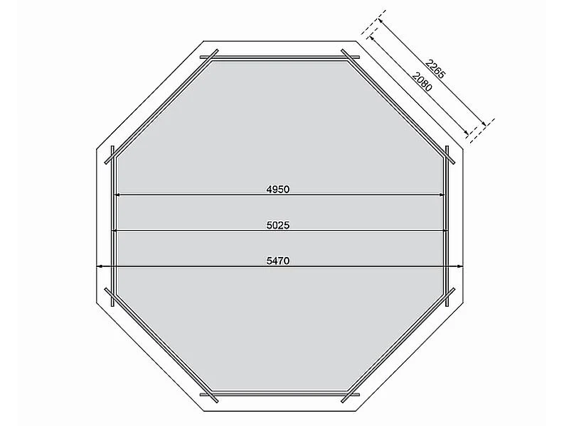 Karibu Pool Modell 3 Variante A