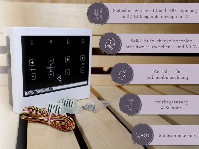 Gratis Karibu Bio-Kombiofen 9,0 kW externe Steuerung Easy und Steine im Wert von 879 EUR